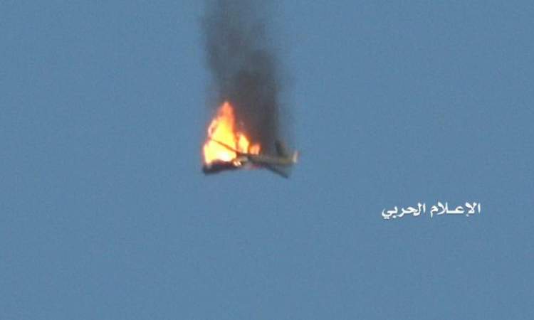 قوات صنعاء تعلن إسقاط طائرة اماراتية في الجوف