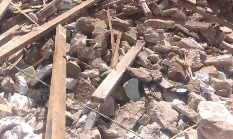 وفاة خمسة اشخاص بانهيار مبنى في صنعاء